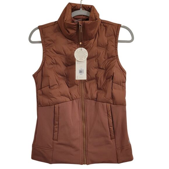 NWT Calia By Carrie Underwood Women's Cold Dash Run Vest Brown XS - Picture 4 of 10